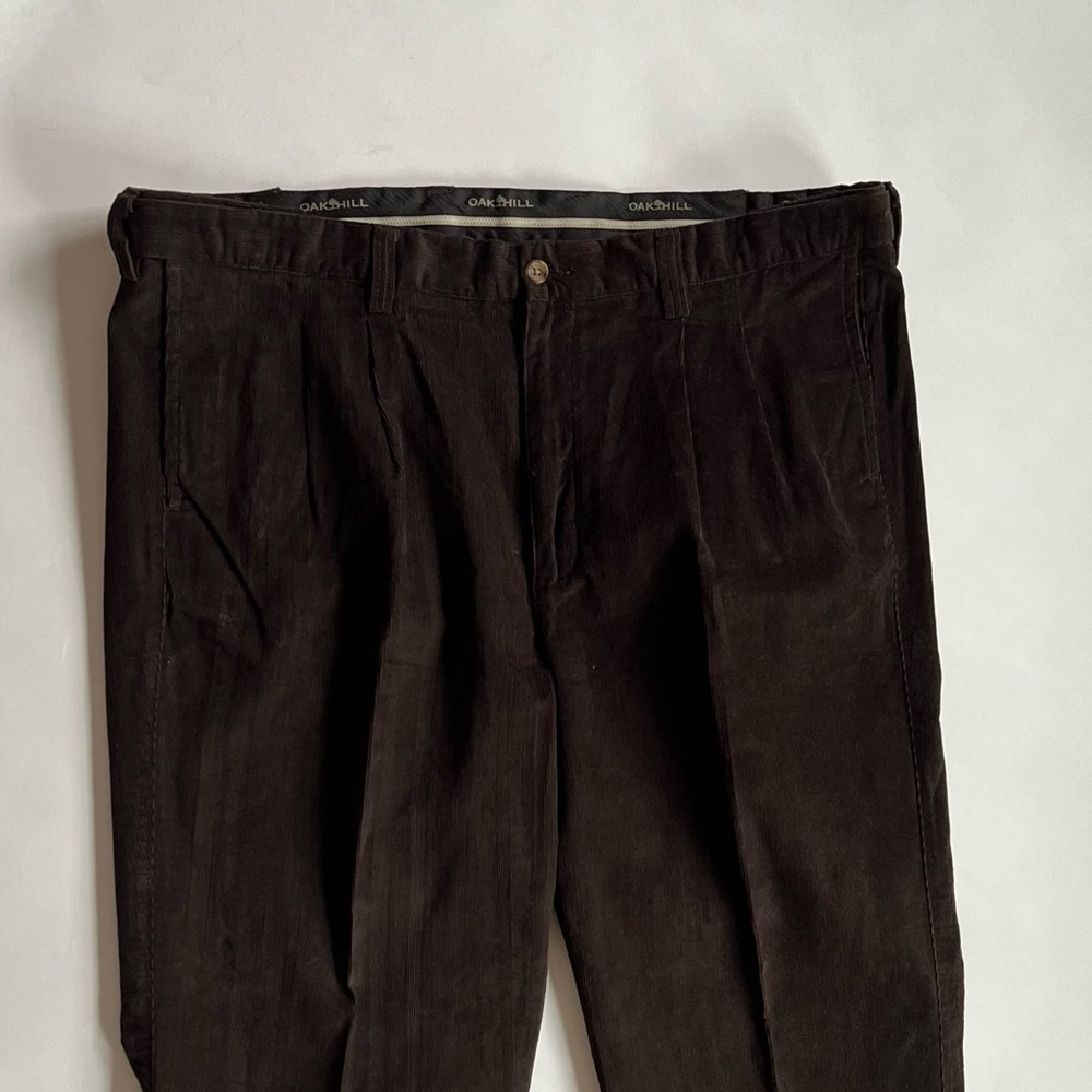 Oak Hill Brown Corduroy Pants, Size 44X32